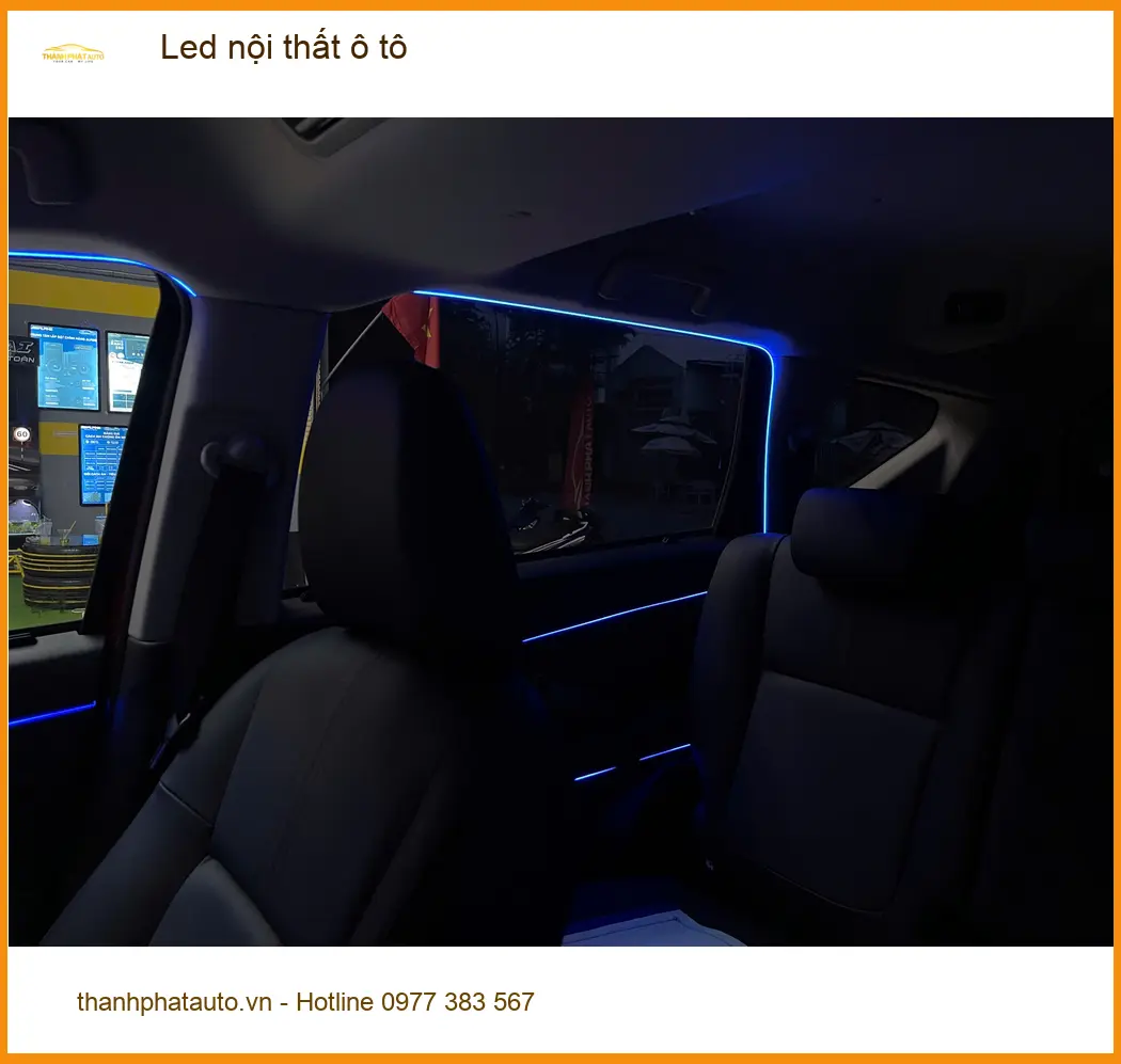 Chị Thuỷ độ Led nội thất ô tô Hyundai Kona ở Quận 9 để không gian xe thêm hiện đại ảnh thực tế 2