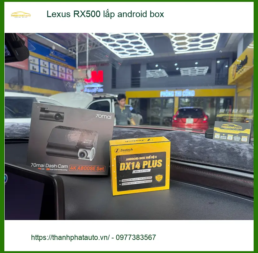 Địa chỉ Chị Mai gắn Android Box Lexus RX500 ở Quận 9 giá tốt ảnh thực tế 2