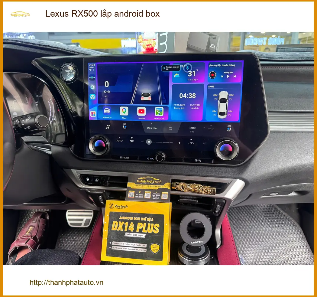Địa chỉ Chị Mai gắn Android Box Lexus RX500 ở Quận 9 giá tốt ảnh thực tế 3