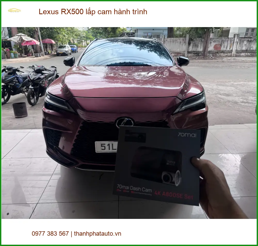 Anh Kỳ lắp cam hành trình cho Lexus RX500 tại Quận 9 để ghi lại mọi cung đường ảnh thực tế 2