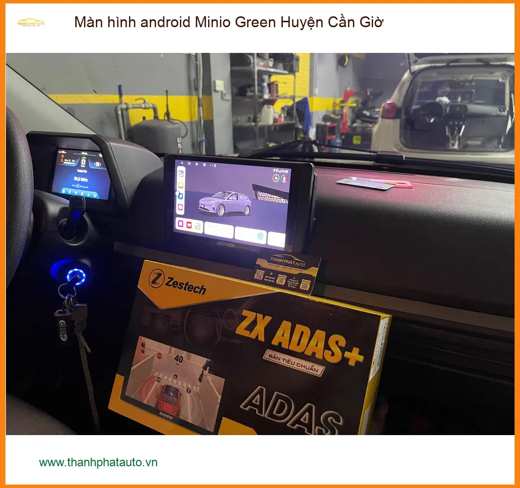 Nơi Gắn Màn Hình Android Ô Tô hình android Minio Green Huyện Cần Giờ - Giá Tốt TPHCM ảnh thực tế 2
