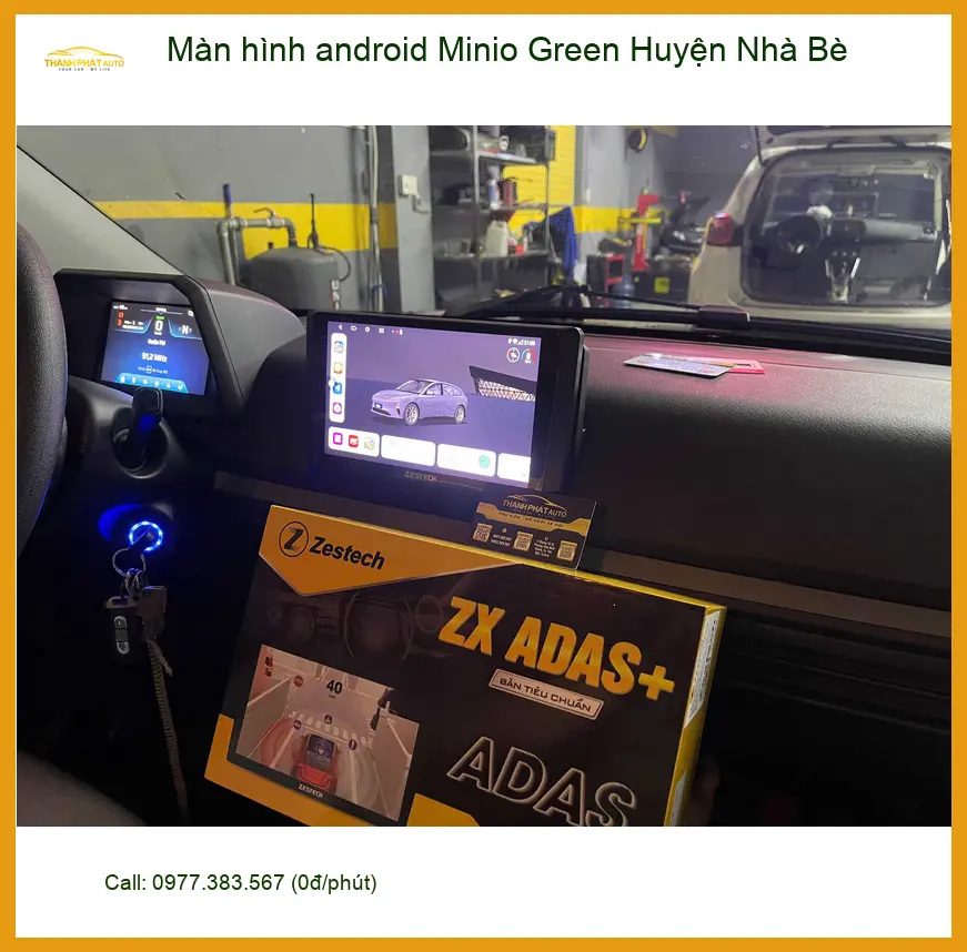 Địa Chỉ Lắp Màn Hình Android Ô Tô Minio Green Tại Huyện Nhà Bè - Giá Tốt TPHCM