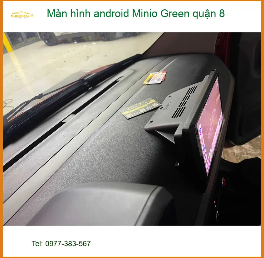 Nơi Lắp Màn Hình Android Ô Tô hình android Minio Green quận 8 - Giá Tốt TPHCM