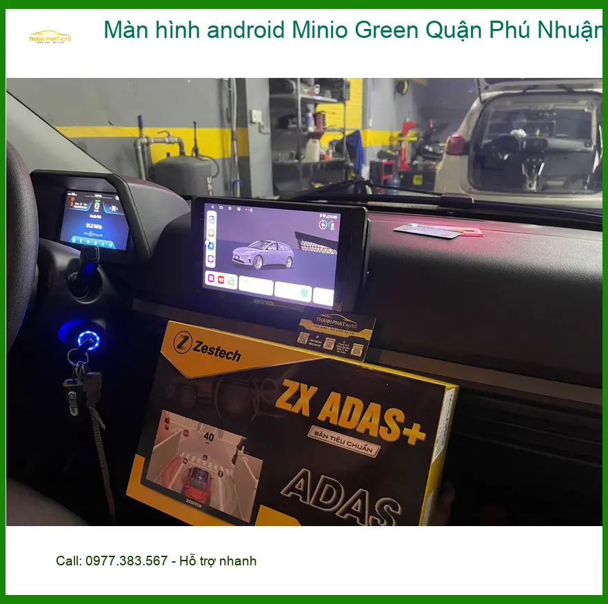 Trung Tâm Gắn Màn Hình Android Minio Green Q.Phú Nhuận - Gắn Nhanh Trong Ngày ảnh thực tế 2