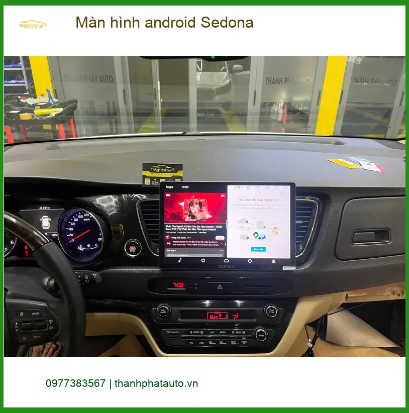 Chú Minh lắp màn hình android Sedona tại Quận 9 để nâng tầm tiện ích giải trí ảnh thực tế 5