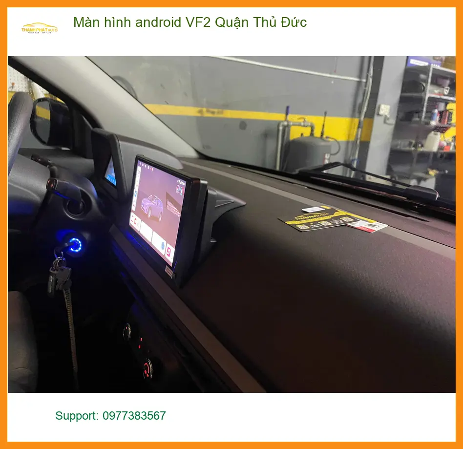 Nơi Lắp Màn Hình Android Ô Tô hình android VF2 Quận Thủ Đức - Lắp Đặt Giá Tốt