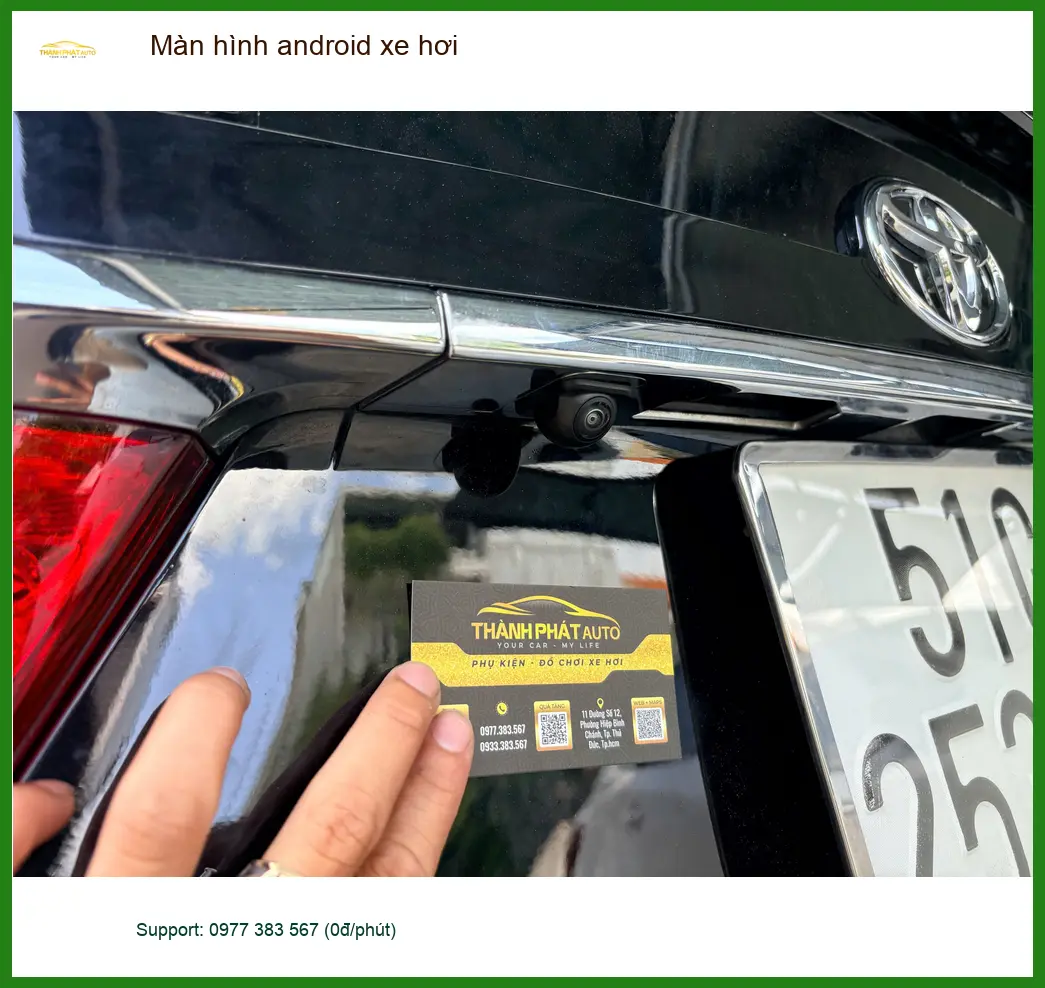 Nâng cấp màn hình android xe hơi Quận Thủ Đức cho Toyota Vios của Anh Khoa