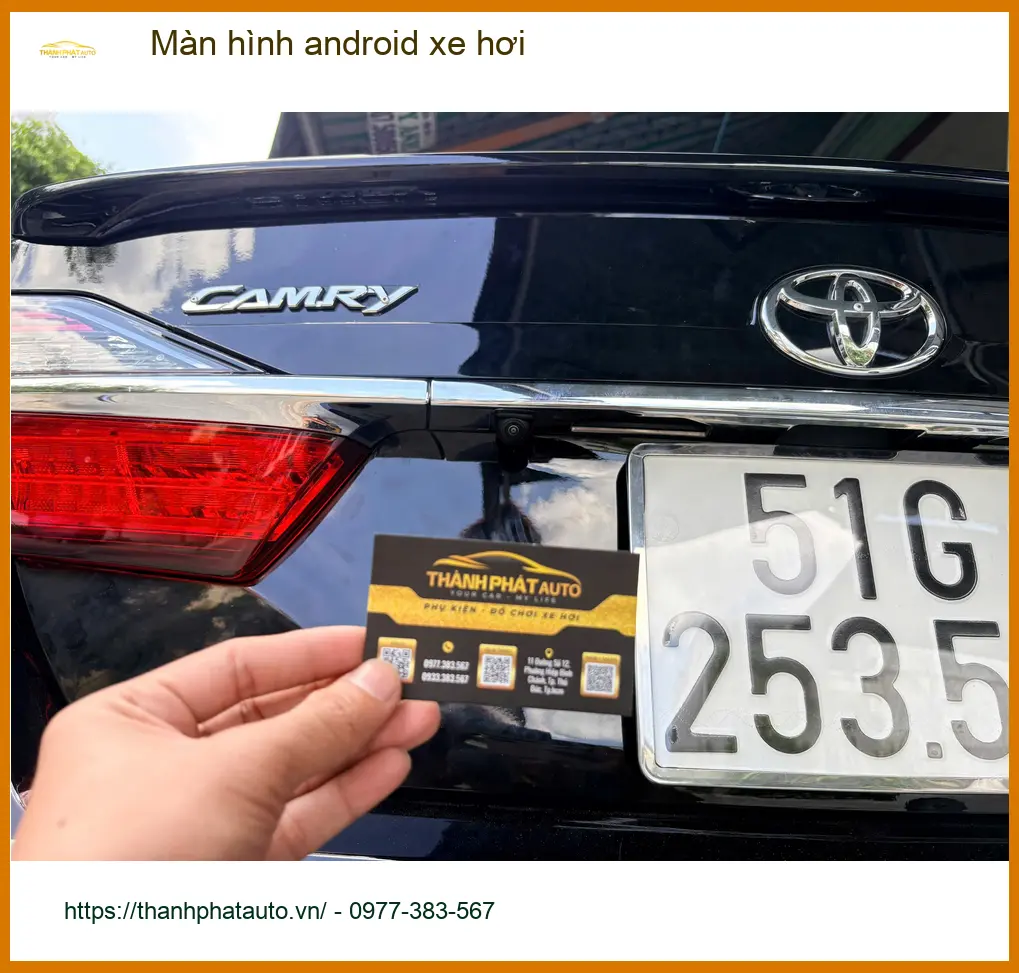 Nâng cấp màn hình android xe hơi Quận Thủ Đức cho Toyota Vios của Anh Khoa ảnh thực tế 2
