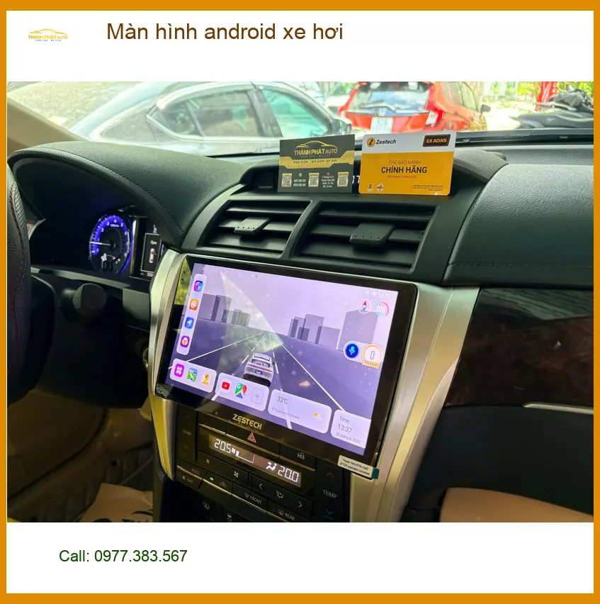 Nâng cấp màn hình android xe hơi Quận Thủ Đức cho Toyota Vios của Anh Khoa ảnh thực tế 4