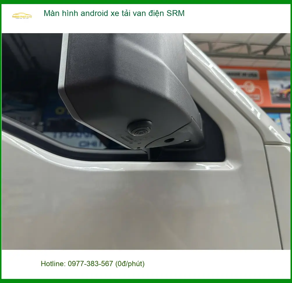 Anh Kiên lắp màn hình Android xe tải van điện SRM tại Quận 12 để tiện theo dõi lộ trình và giải trí ảnh thực tế 5