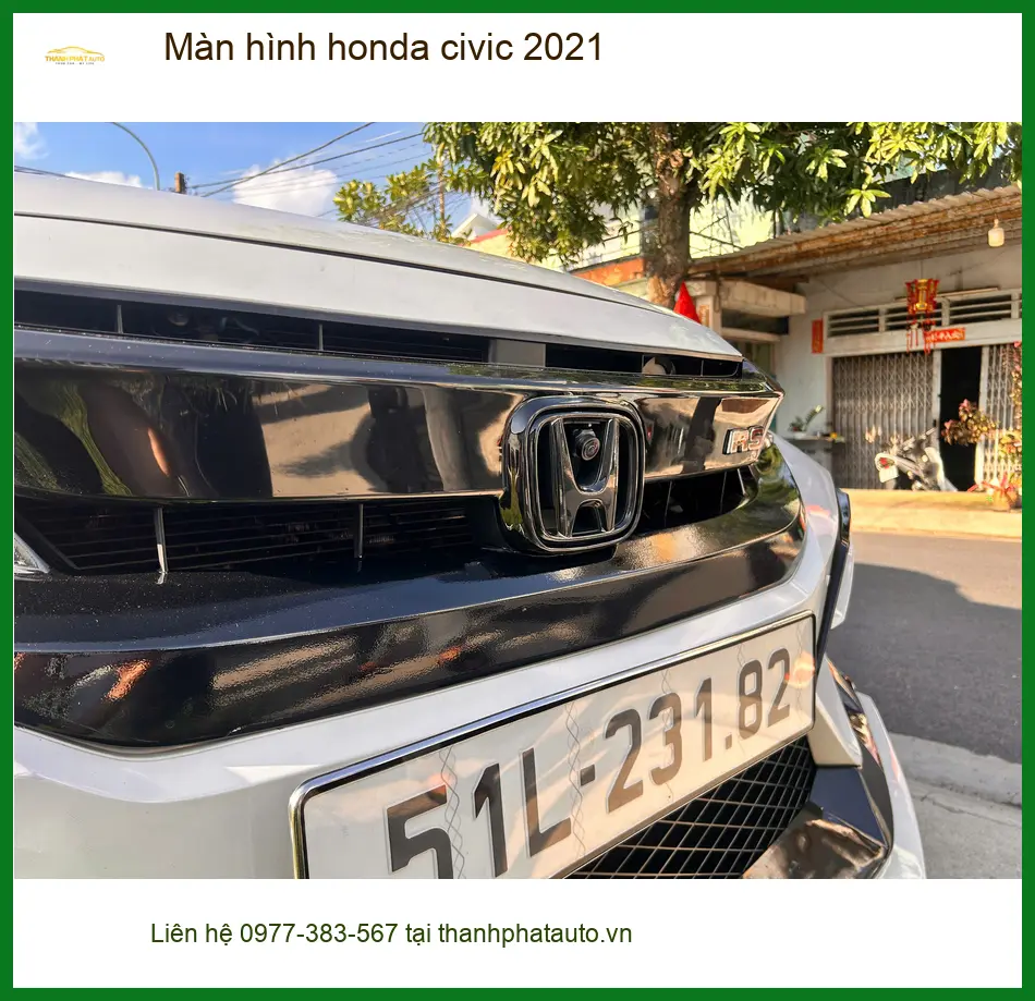 Anh Kiên lắp màn hình Honda Civic 2021 tại Quận 12 để nâng tầm trải nghiệm lái ảnh thực tế 3