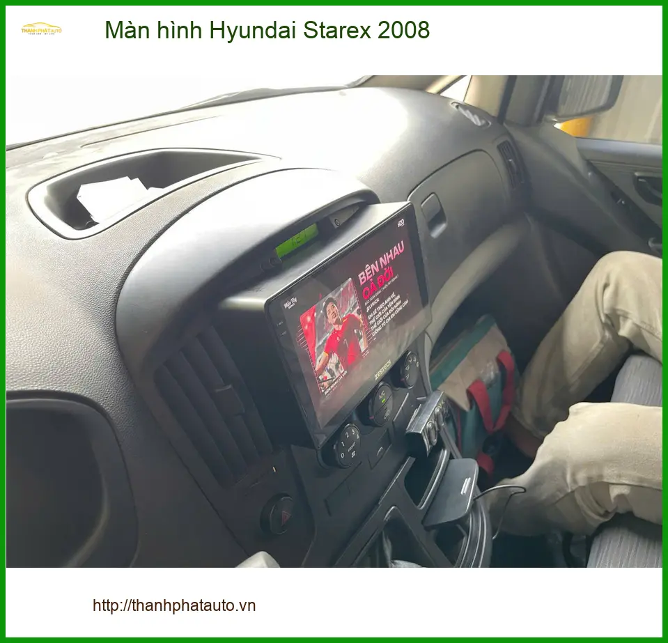 Chị Minh Thư lắp màn hình Hyundai Starex 2008 Quận 12 uy tín ảnh thực tế 4