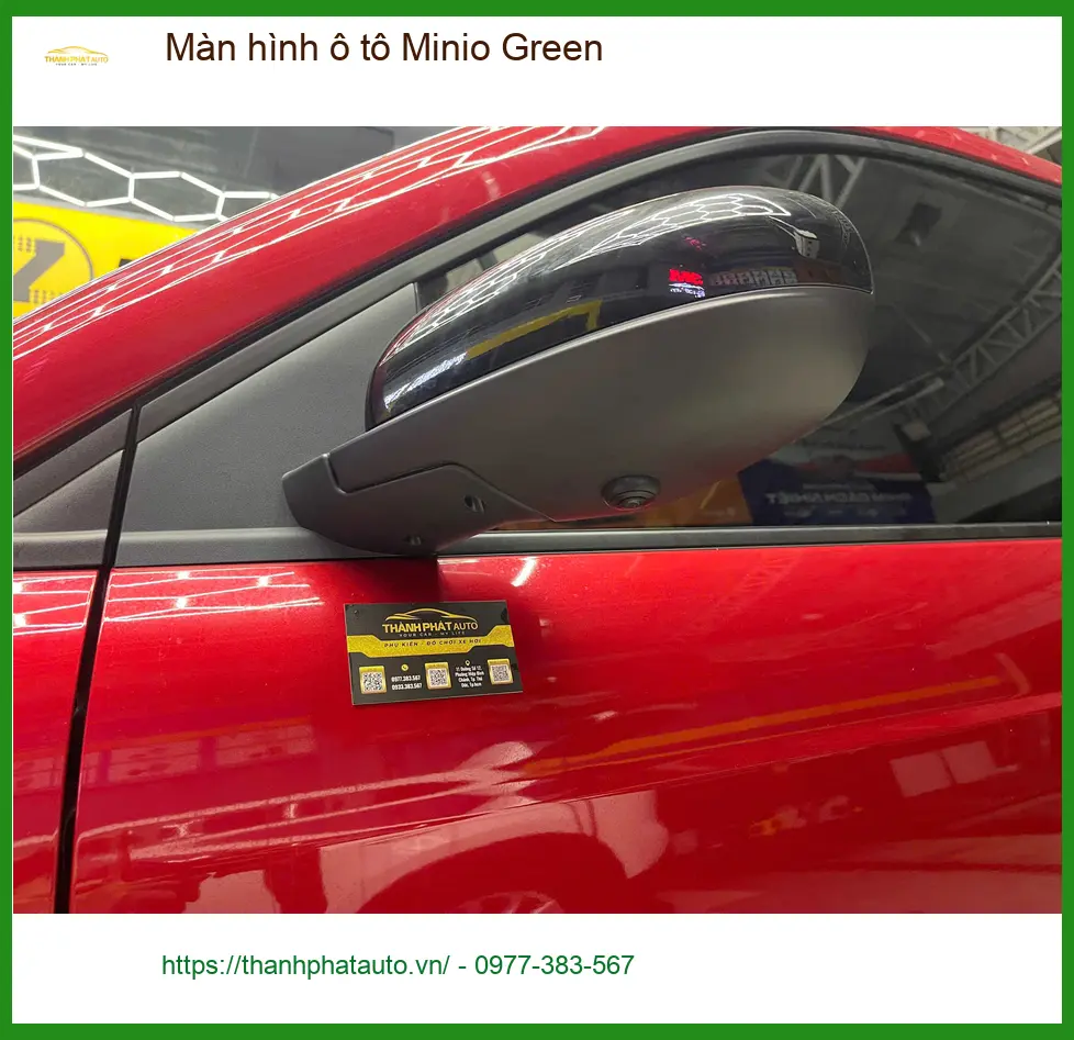 Anh Hoàng Nam lắp Màn hình ô tô Minio Green cho Toyota Raize tại Quận 9 vì màn zin thiếu tính năng ảnh thực tế 3