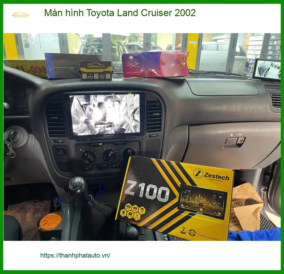 Bác Lâm nâng cấp màn hình Android cho Toyota Land Cruiser 2002 tại Quận 9. ảnh thực tế 5