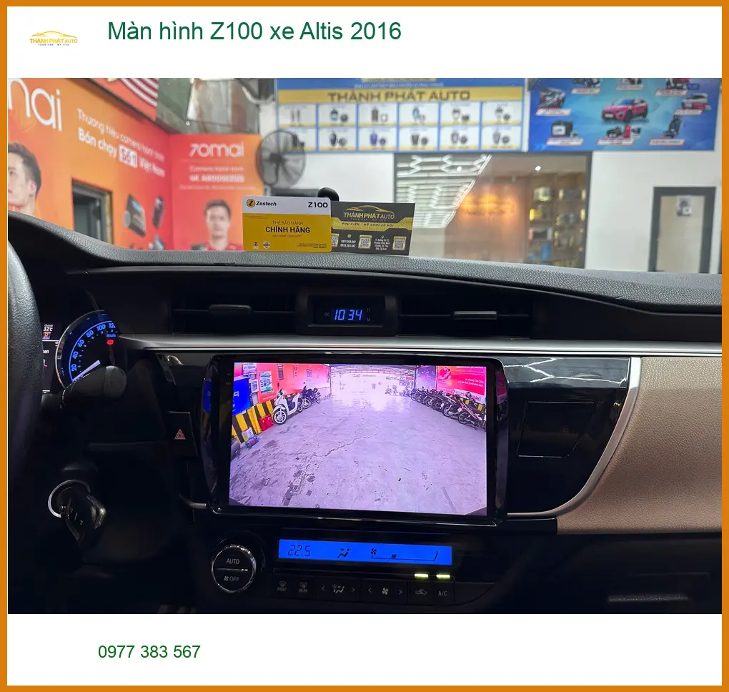 Anh Quang lắp Màn hình Z100 xe Altis 2016 ở Quận 12, nâng tầm giải trí ảnh thực tế 3
