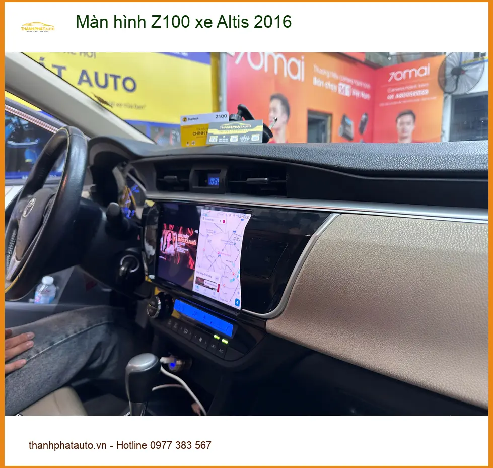 Anh Quang lắp Màn hình Z100 xe Altis 2016 ở Quận 12, nâng tầm giải trí ảnh thực tế 5