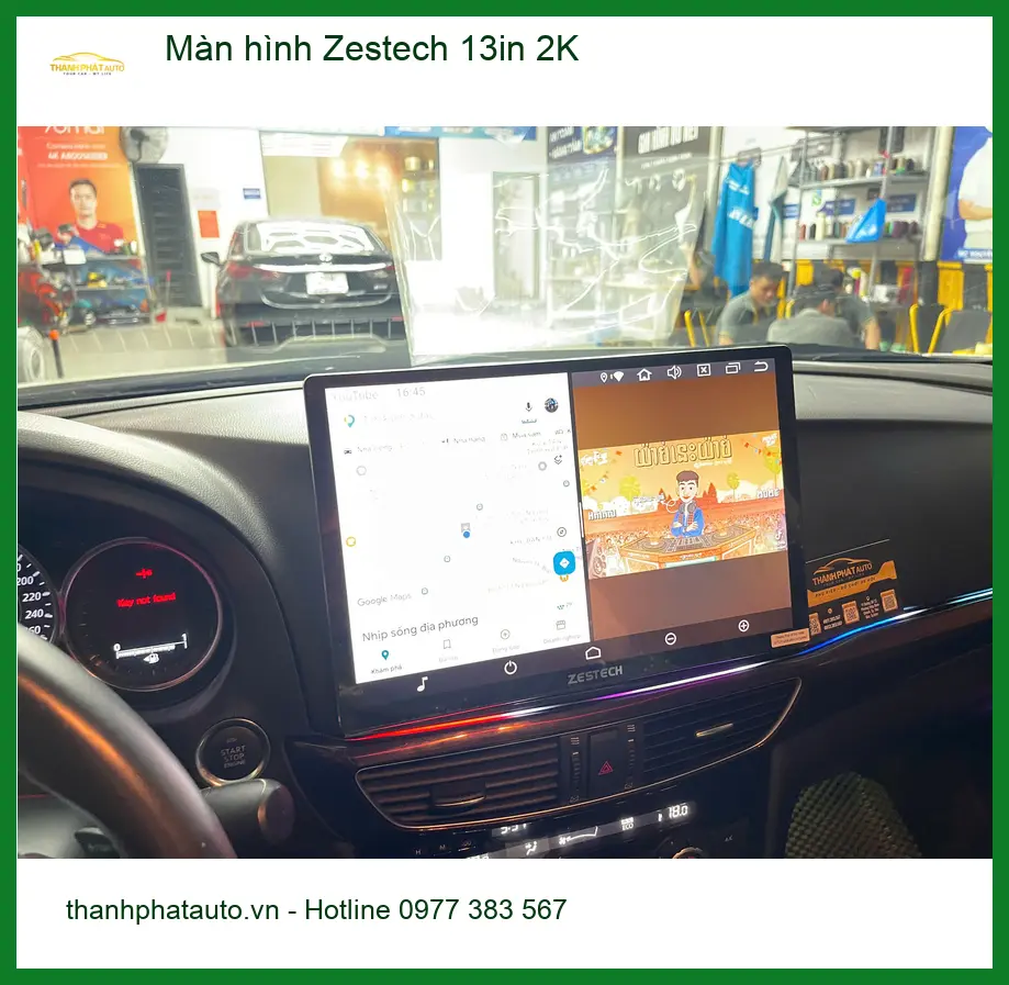 Chị Lan Anh lắp Màn hình Zestech 13in 2K cho Kia Carnival ở Quận 12 ảnh thực tế 4