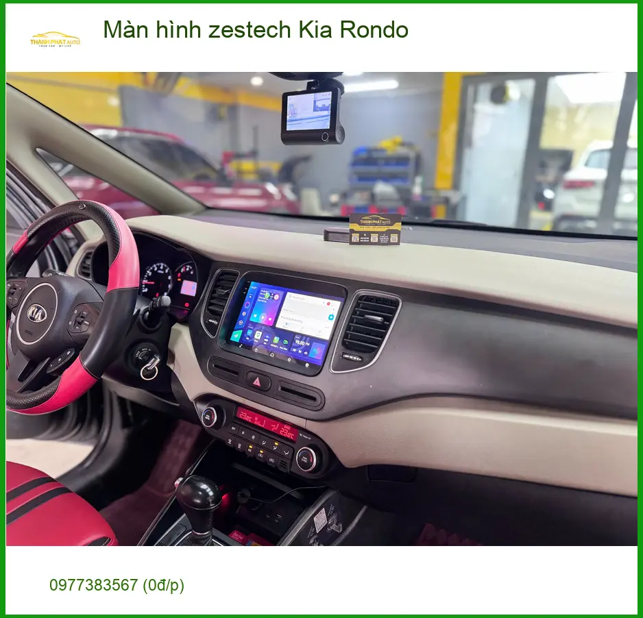 Anh Khang nâng cấp màn hình Zestech cho Kia Rondo tại Quận 9, trải nghiệm lái đỉnh cao