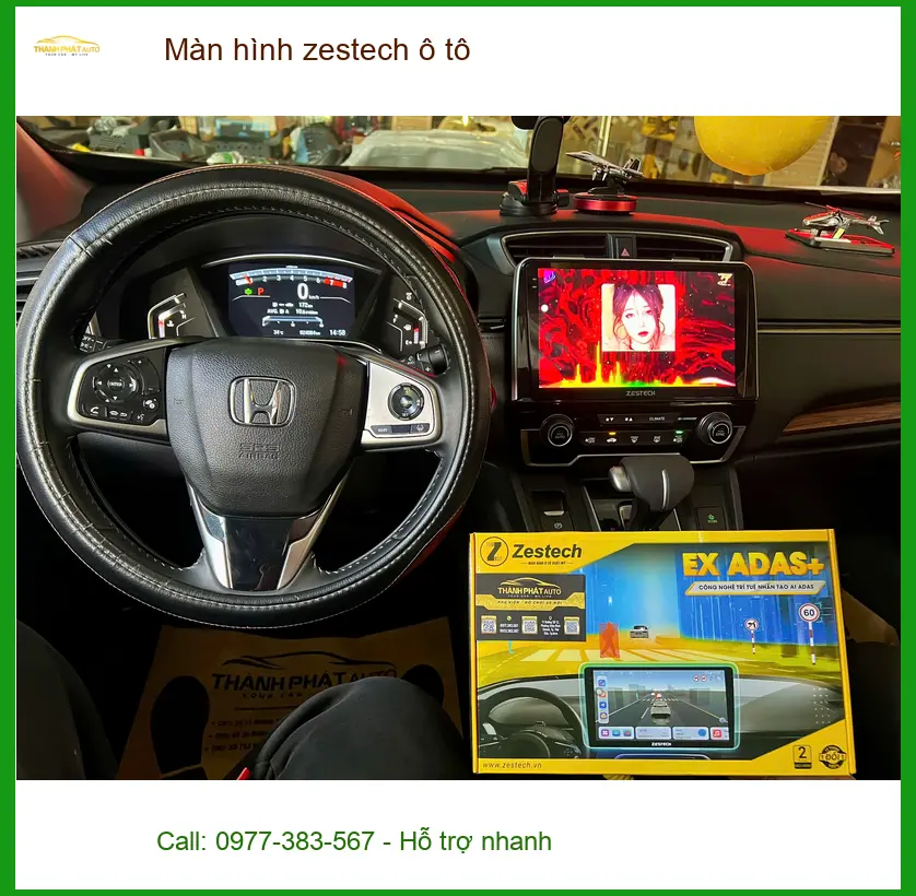 Anh Quang nâng cấp màn hình Zestech ô tô cho Toyota Camry ở Thủ Đức ảnh thực tế 2
