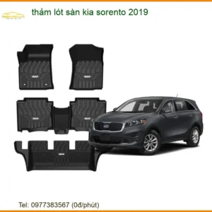 Thảm Lót Sàn Kia Sorento 2019 - Trung Tâm Lắp Đặt Chính Hãng Uy Tín TPHCM