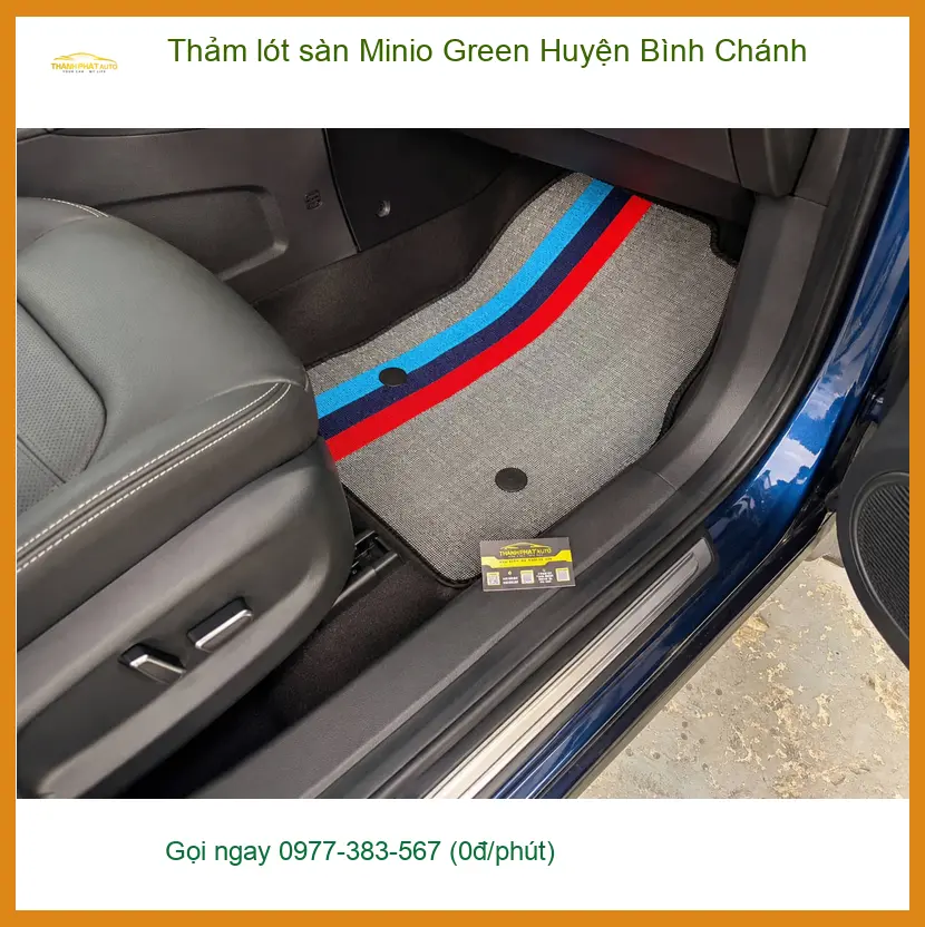 Nơi Thảm Lót Sàn Ô Tô lót sàn Minio Green Huyện Bình Chánh - Chính Hãng