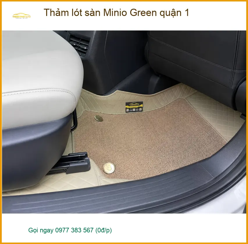 Nơi May Thảm Lót Sàn Ô Tô lót sàn Minio Green quận 1 - Uy Tín TPHCM
