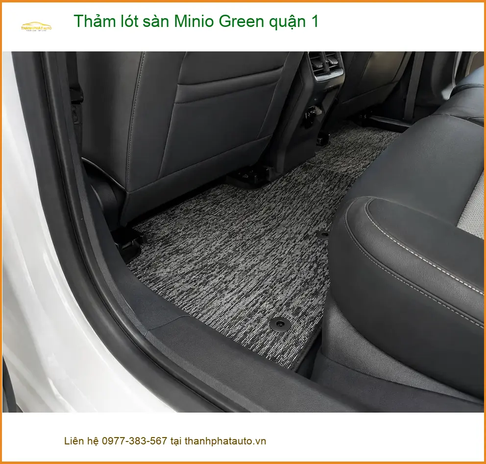 Nơi May Thảm Lót Sàn Ô Tô lót sàn Minio Green quận 1 - Uy Tín TPHCM ảnh thực tế 2