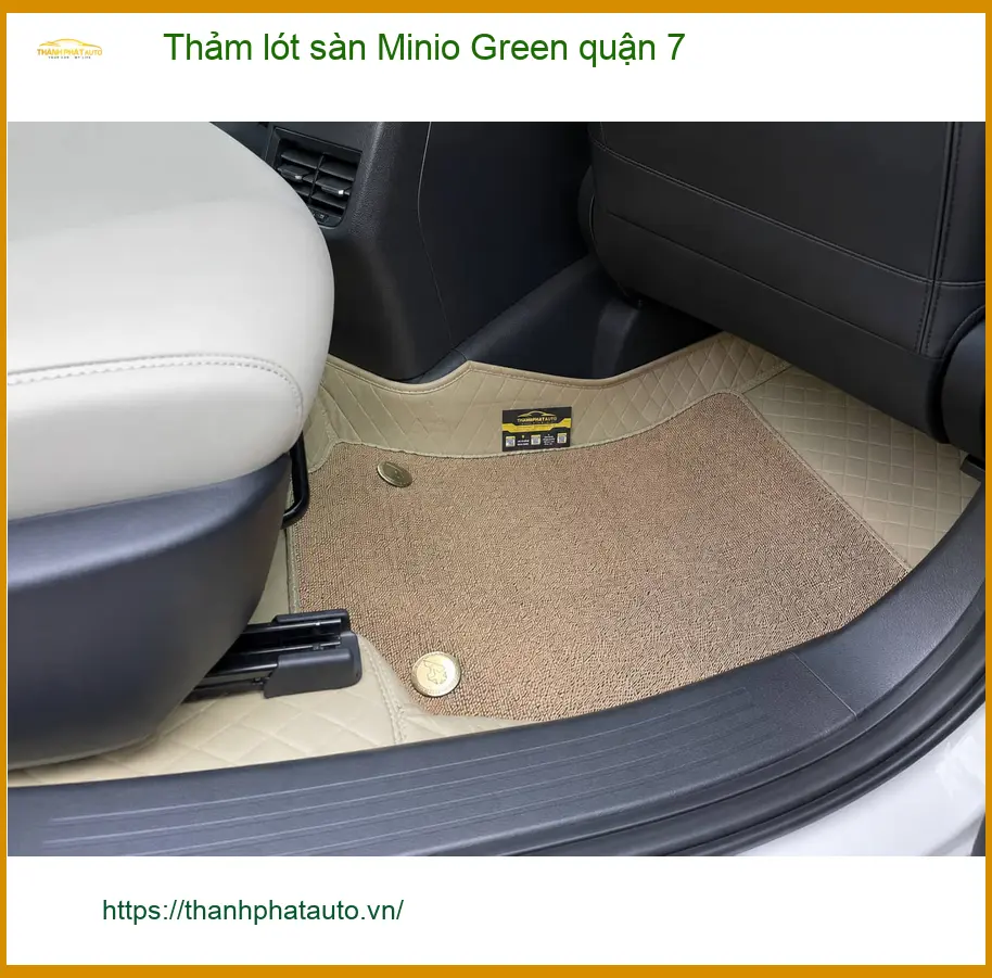 Địa Chỉ Lắp Thảm Lót Sàn Ô Tô lót sàn Minio Green quận 7 - Giá Tốt TPHCM ảnh thực tế 2