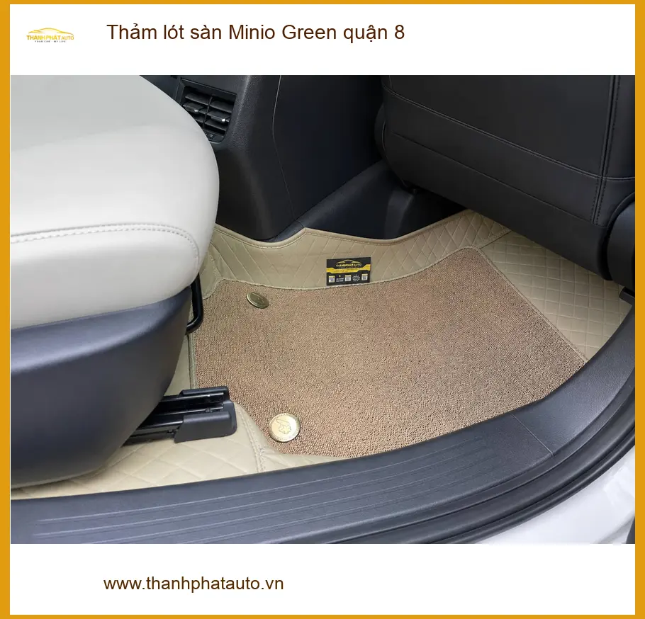 Trung Tâm Lắp Thảm Lót Sàn Ô Tô lót sàn Minio Green quận 8 - Giá Tốt TPHCM