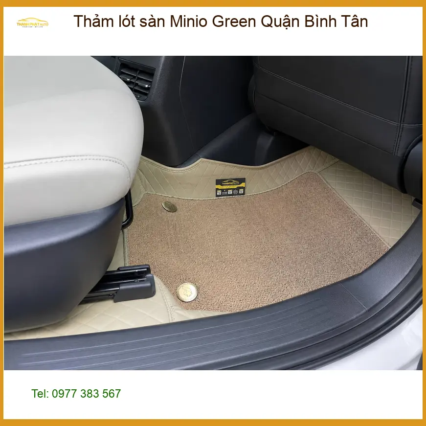 Nơi May Thảm Lót Sàn Ô Tô Minio Green Tại Quận Bình Tân - Lắp Đặt Giá Tốt ảnh thực tế 3