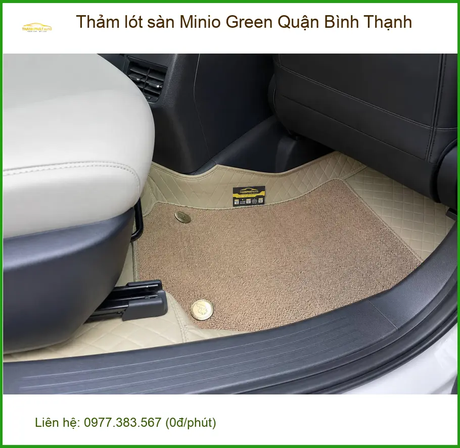 Trung Tâm May Thảm Lót Sàn Ô Tô lót sàn Minio Green Quận Bình Thạnh - Giá Tốt TPHCM
