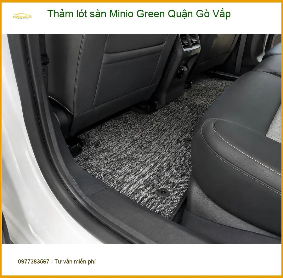 Nơi Lắp Thảm Lót Sàn Ô Tô lót sàn Minio Green Quận Gò Vấp - Giá Tốt TPHCM ảnh thực tế 2