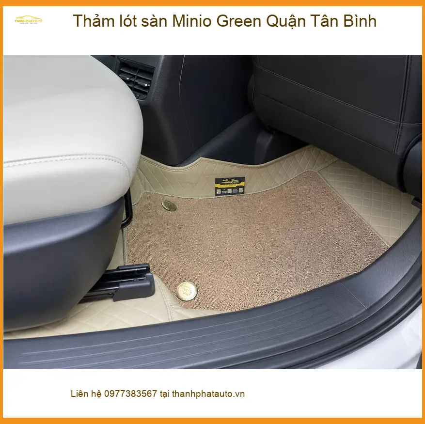 Địa Chỉ Lắp Thảm Lót Sàn Ô Tô Minio Green Quận Tân Bình - Giá Tốt TPHCM ảnh thực tế 2