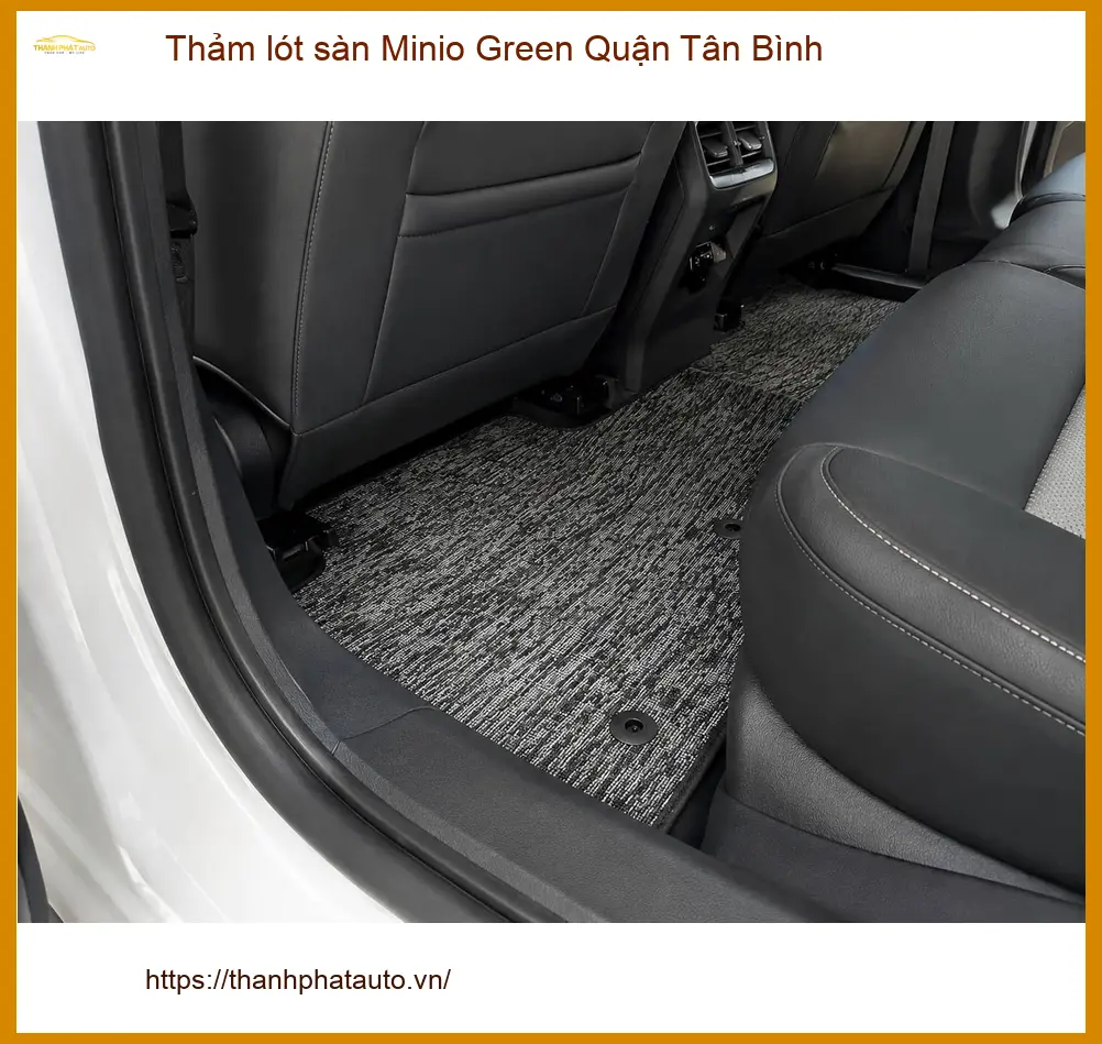 Địa Chỉ Lắp Thảm Lót Sàn Ô Tô Minio Green Quận Tân Bình - Giá Tốt TPHCM ảnh thực tế 3