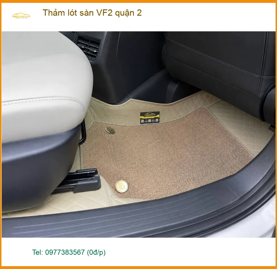 Trung Tâm Lắp Thảm Lót Sàn Ô Tô lót sàn VF2 quận 2 - Giá Tốt TPHCM