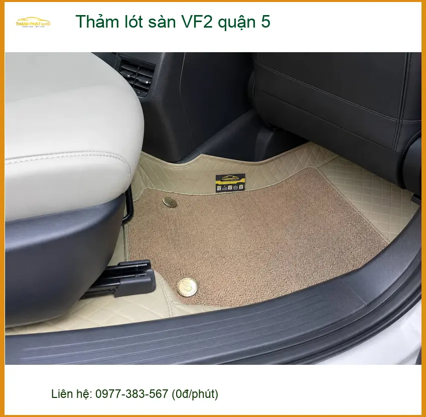 Trung Tâm May Thảm Lót Sàn Ô Tô lót sàn VF2 quận 5 - Thi Công Chuyên Nghiệp ảnh thực tế 2