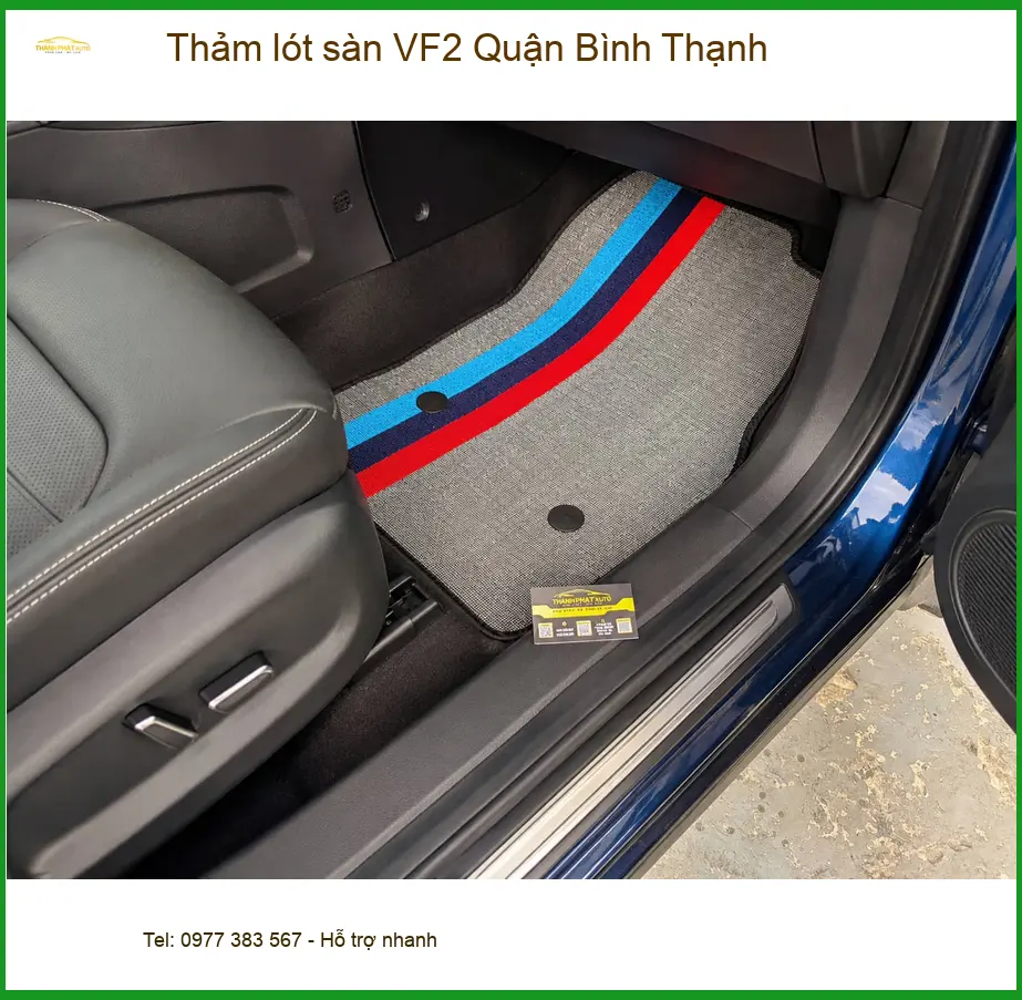Địa Chỉ May Thảm Lót Sàn Ô Tô lót sàn VF2 Quận Bình Thạnh - Giá Tốt TPHCM ảnh thực tế 3