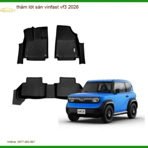 Thảm Lót Sàn Vinfast VF3 2026 - Địa Chỉ Lắp Đặt Uy Tín TPHCM