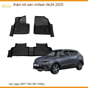 Thảm Lót Sàn VinFast VF e34 2025 - Địa Chỉ Lắp Đặt Chính Hãng Giá Tốt TPHCM