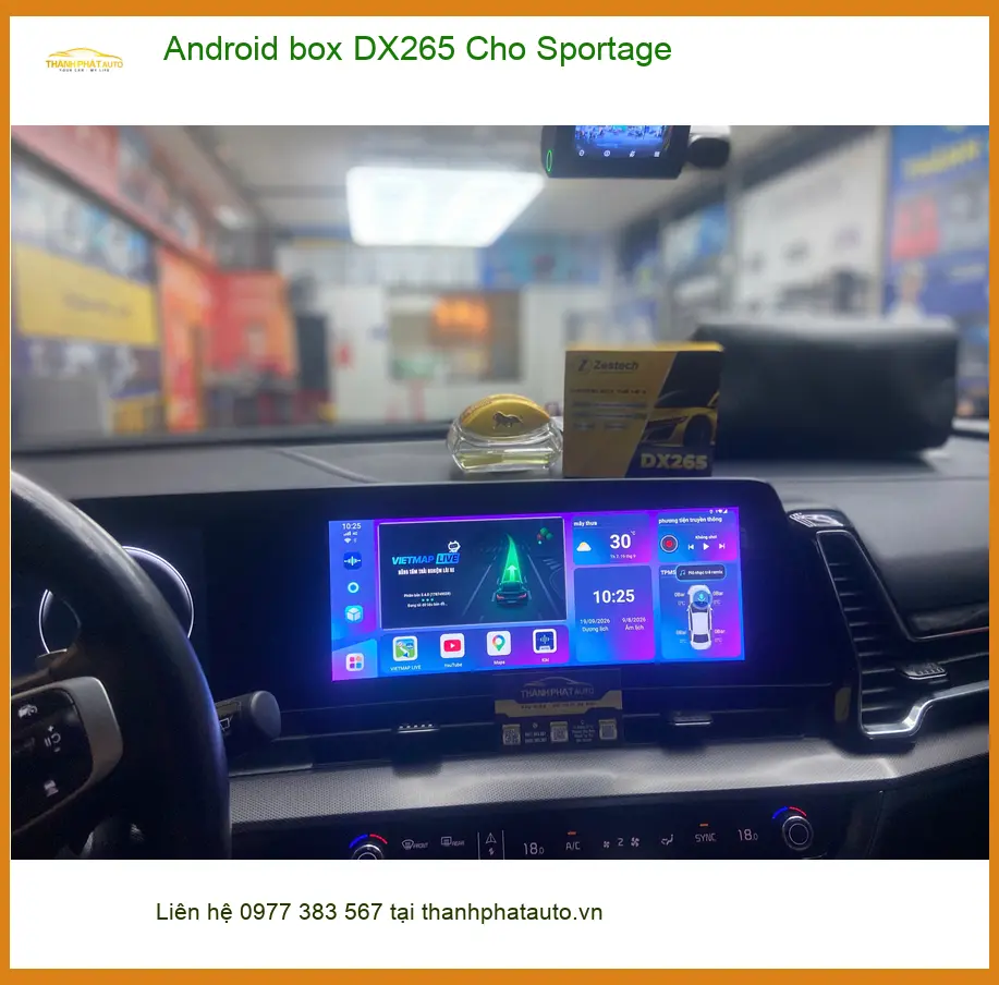 Anh Minh lắp Android Box DX265 cho Sportage tại Quận 12 trải nghiệm tiện ích ảnh thực tế 2