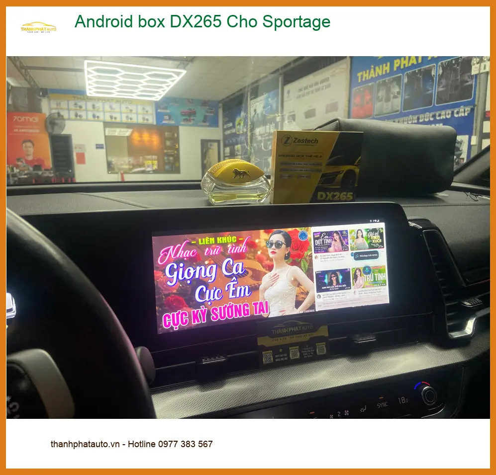 Anh Minh lắp Android Box DX265 cho Sportage tại Quận 12 trải nghiệm tiện ích ảnh thực tế 3