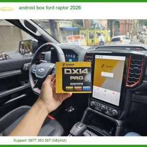 Android Box cho Ford Raptor 2026 - Địa Chỉ Lắp Đặt Chính Hãng Giá Tốt TPHCM