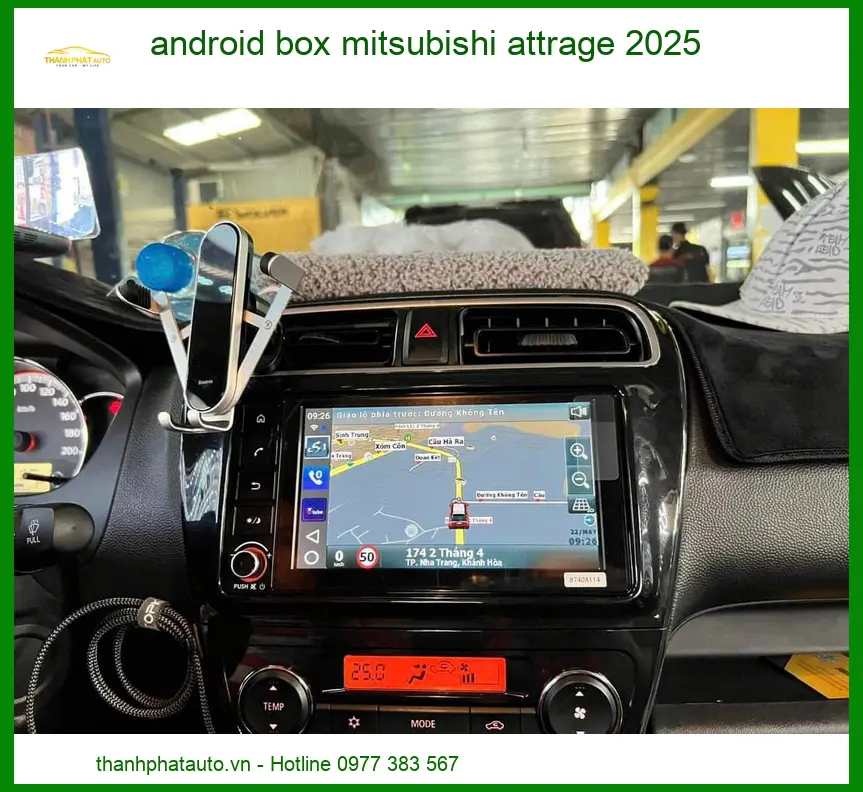 Android Box Mitsubishi Attrage 2025 - Trung Tâm Nâng Cấp Chính Hãng TPHCM