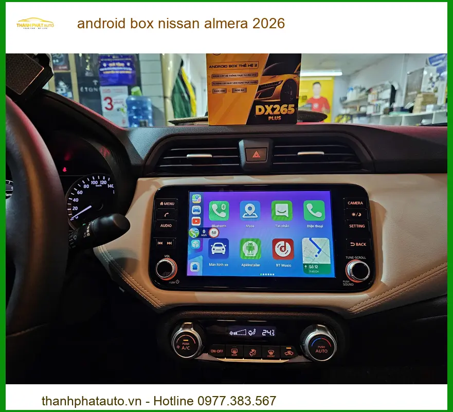 Android Box Nissan Almera 2026 - Trung Tâm Lắp Đặt Chính Hãng, Uy Tín TPHCM