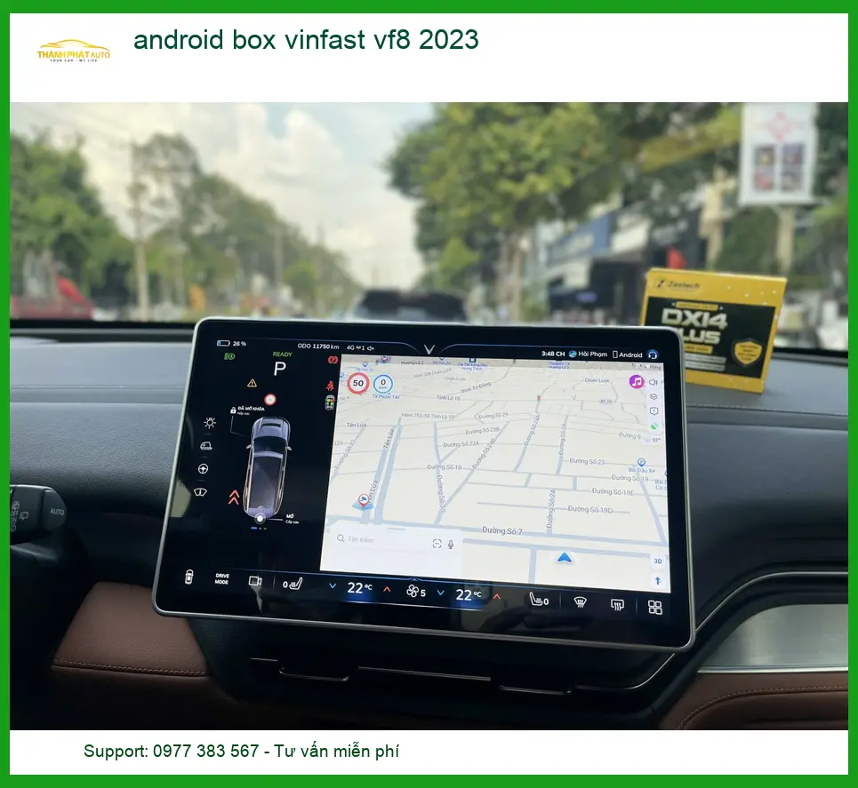 Android Box VinFast VF8 2023 - Địa Chỉ Lắp Đặt Chính Hãng Cao Cấp TPHCM