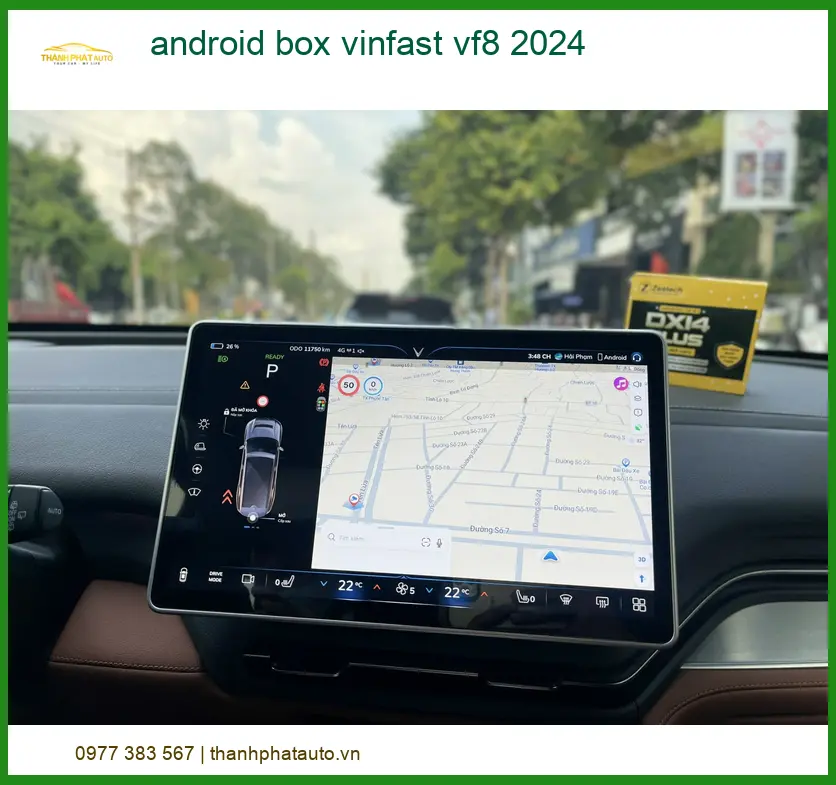 Bộ Android Box Vinfast VF8 2024 - Trung Tâm Gắn Chính Hãng Giá Tốt TPHCM