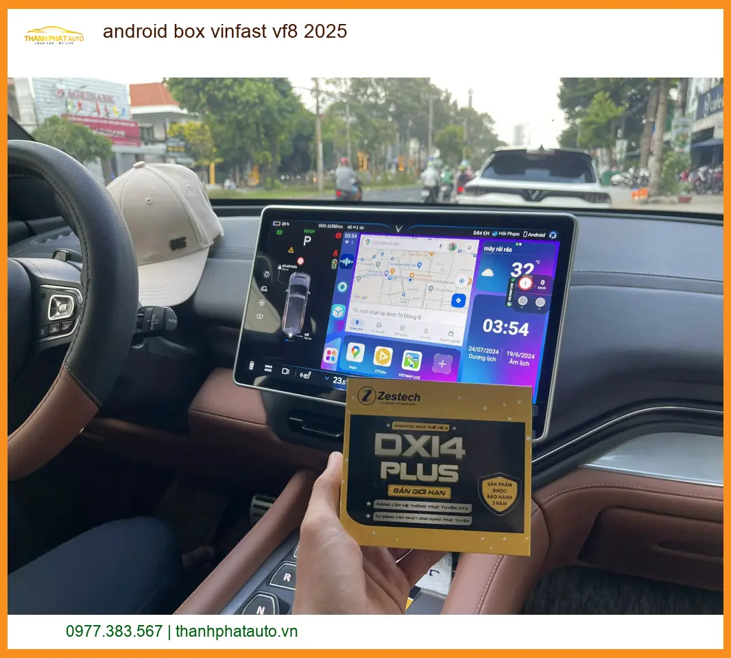 Đầu Android Box VinFast VF8 2025 - Trung Tâm Nâng Cấp Chính Hãng TPHCM