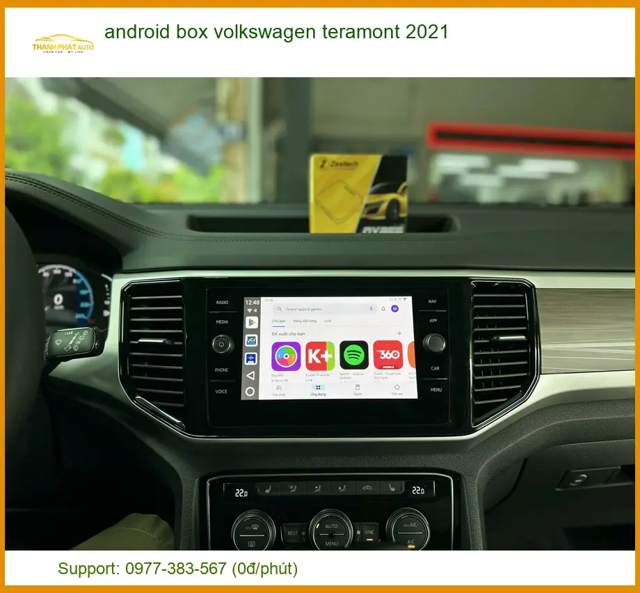 Android Box Volkswagen Teramont 2021 - Trung Tâm Lắp Đặt Chính Hãng TPHCM