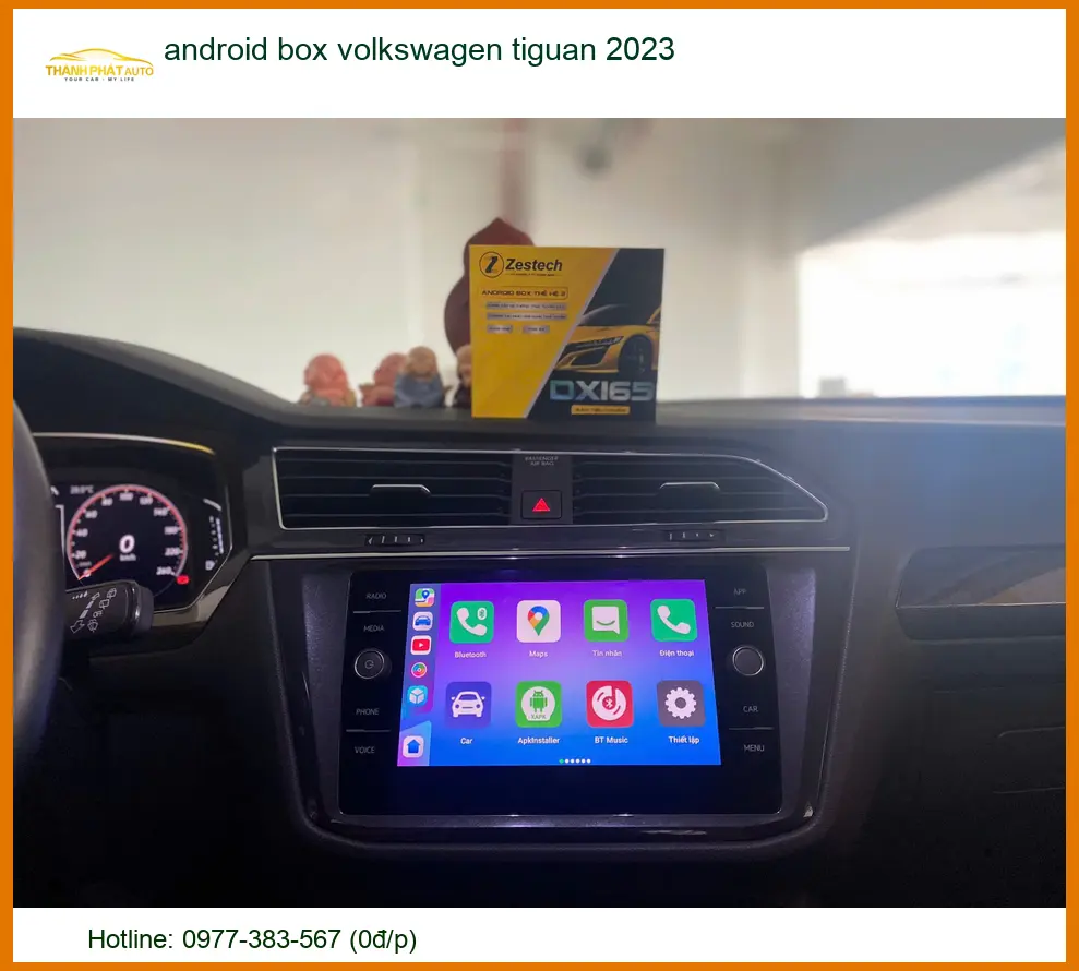 Android Box Volkswagen Tiguan 2023 - Trung Tâm Lắp Đặt Uy Tín TPHCM