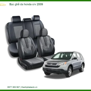 Bọc Ghế Da Cao Cấp Cho Xe Honda CRV 2009 - Đơn Vị Thi Công Uy Tín TPHCM